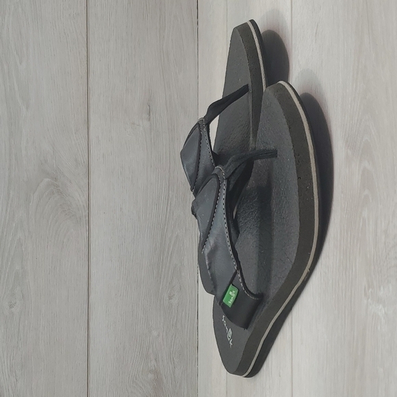 Sanuk Mens Comfort Sandals Flip Flop Flats shoes sz 8 - Picture 2 of 12